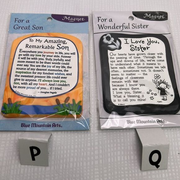 5 Pc Magnets, For Sister Son Daughter Friend Spouse And More Perfect For Gifts - Picture 15 of 15